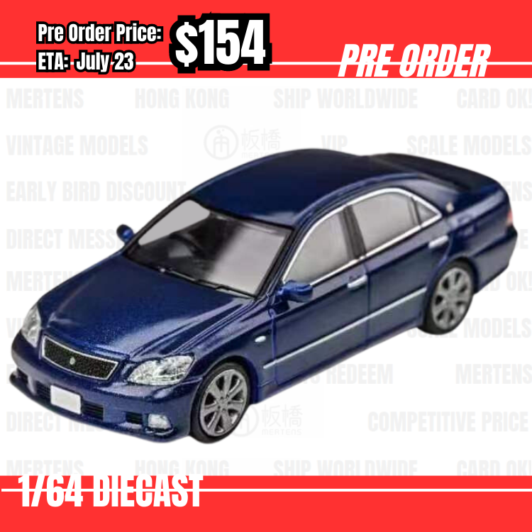 Pre Order-$154 Zoom 1:64 Crown Athlete GRS184 Blue [OD22/05]