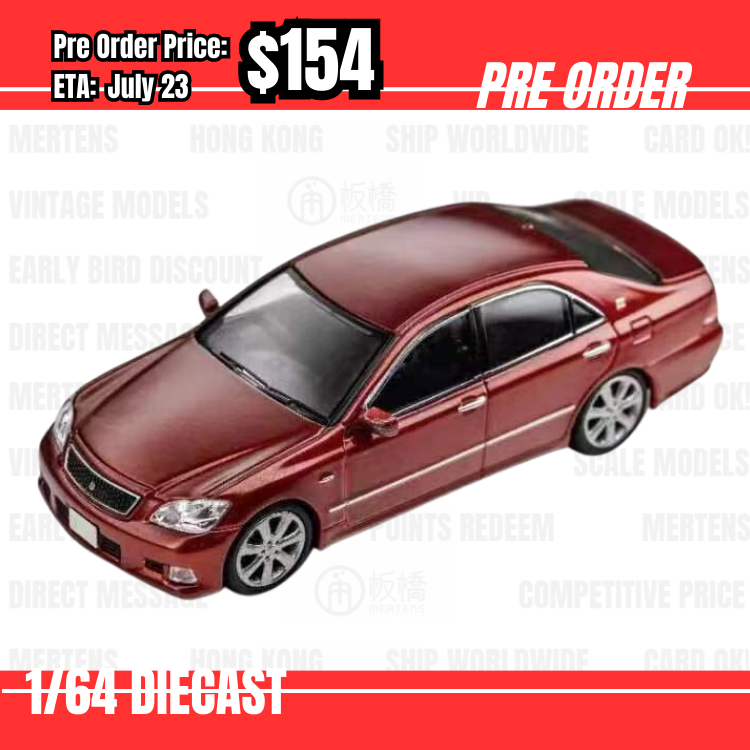 Pre Order-$154 Zoom 1:64 Crown Athlete GRS184 Red [OD22/05]