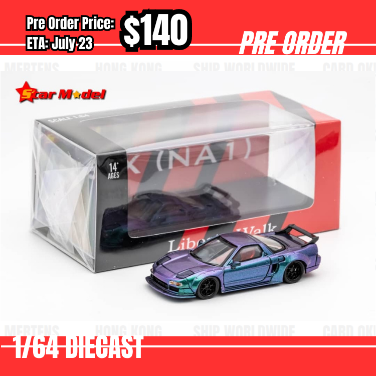 Pre Order-$140 Star Model 1:64 Honda NSX Pandem Magic Purple [OD23/05]