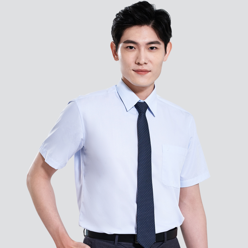 經典條紋短袖襯衫-三色