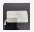 [S] KARL LAGERFELD 23UW3235 K/STONE ZIP AROUND WALLET,EUCALIPTUS, 8720744273097 (SKL587)