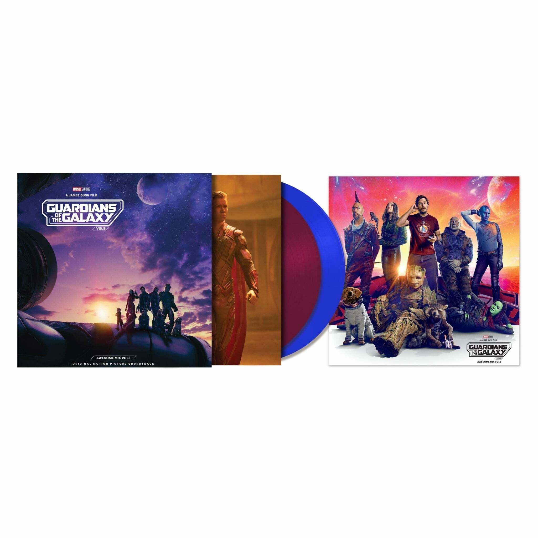 VA - GUARDIANS OF THE GALAXY: VOL 3 銀河守護隊3 OST PURPLE+BLUE 2LP