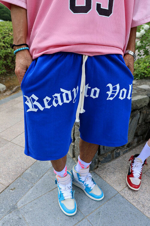 老款英倫風毛圈布短褲