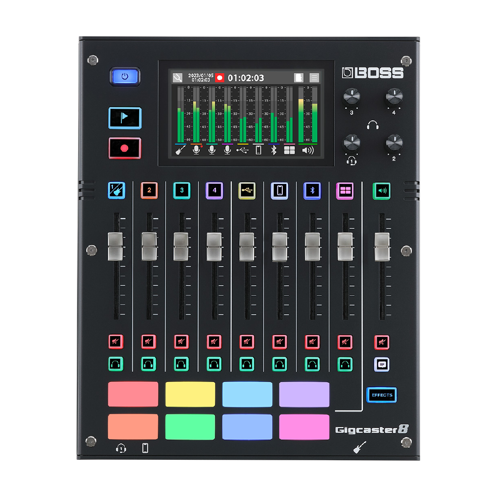 BOSS BOSS / Gigcaster 8 8軌 USB-C直播錄音介面 — 三峽錄音 / 音響｜YA! 玩音樂