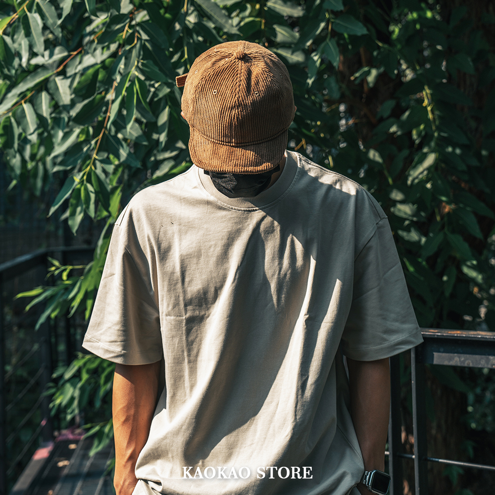 日系 燈芯絨 復古 短沿翻帽【KAOKAOCAP17】