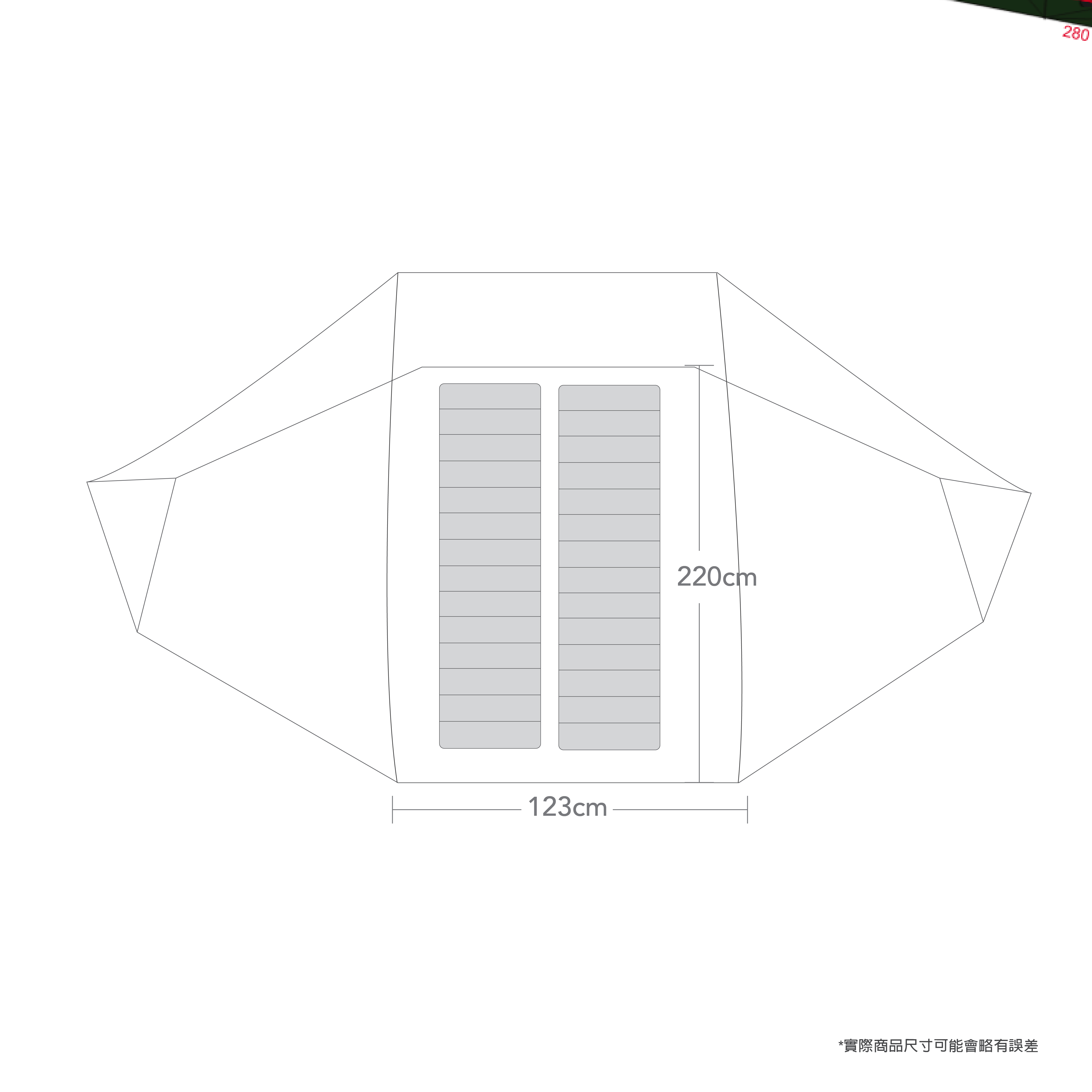 Nortent｜ Vern 2 四季雙人盔甲帳