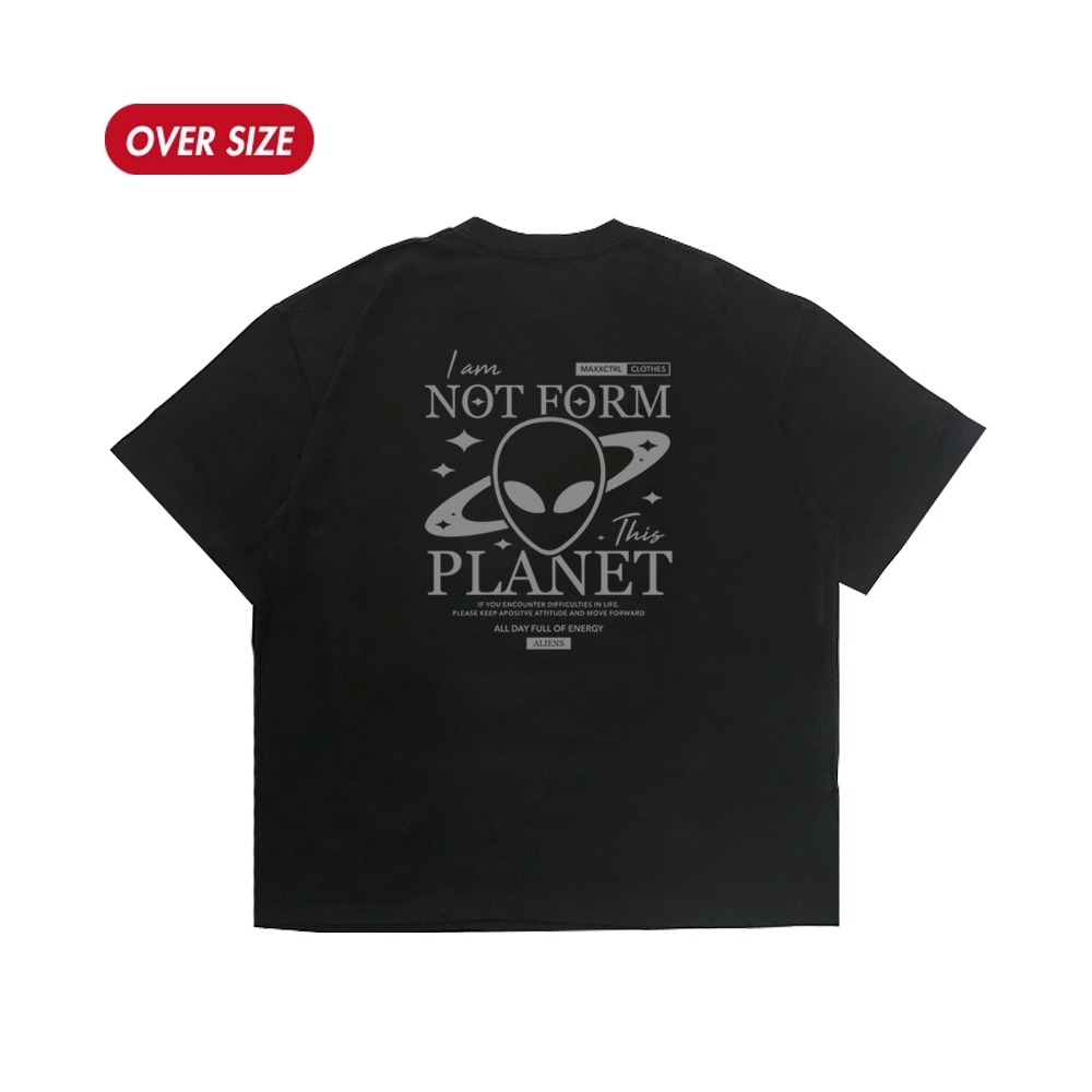 MAXXC 外星宇宙短T-黑
