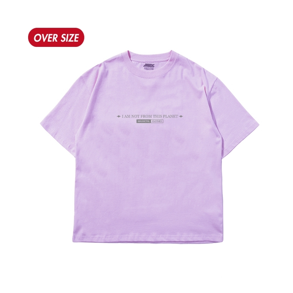 MAXXC 外星宇宙短T-淡紫