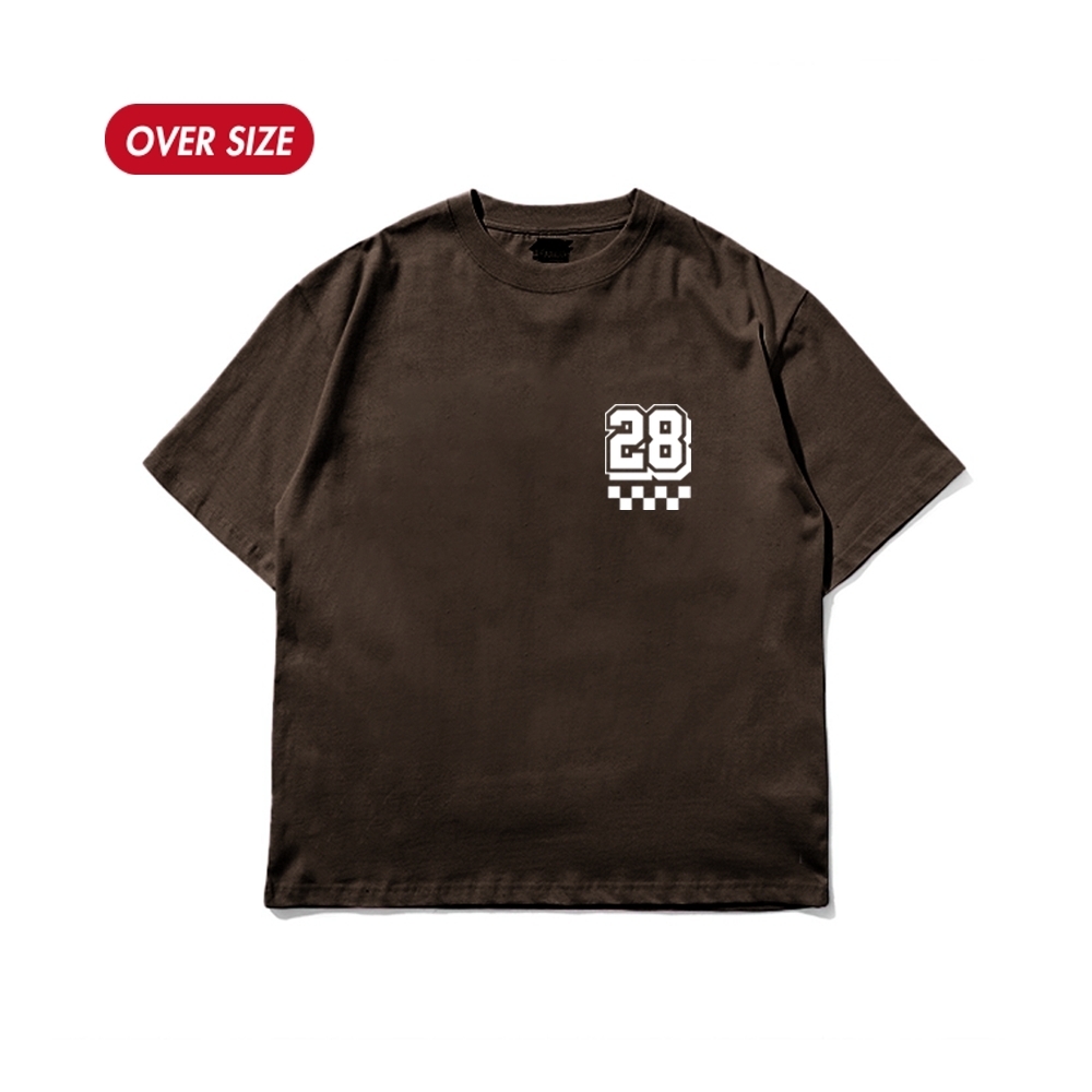 XCTRL 復古街道騎士短T-咖啡