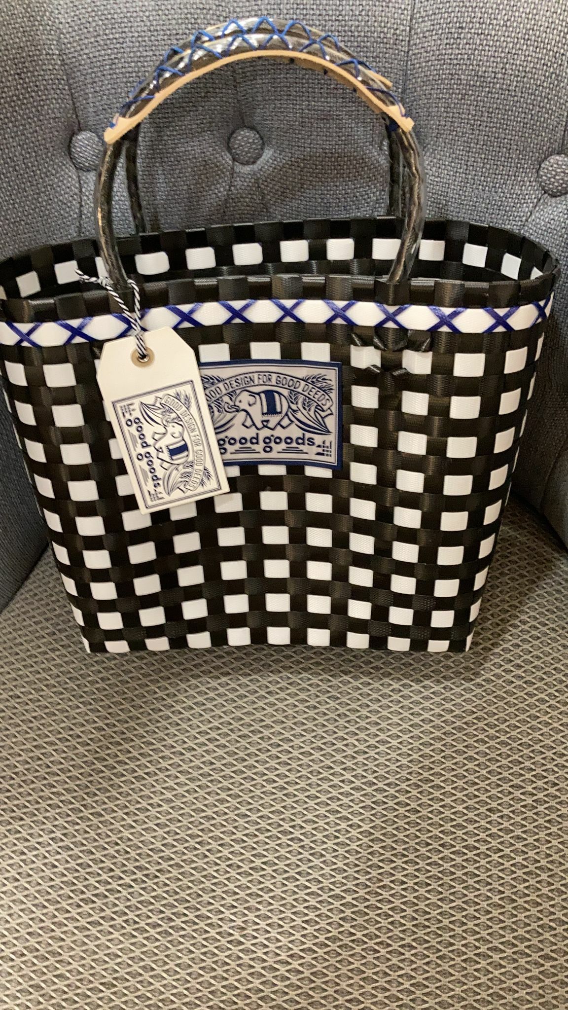 GOOD GOODS 膠藤籃 橫款／3色