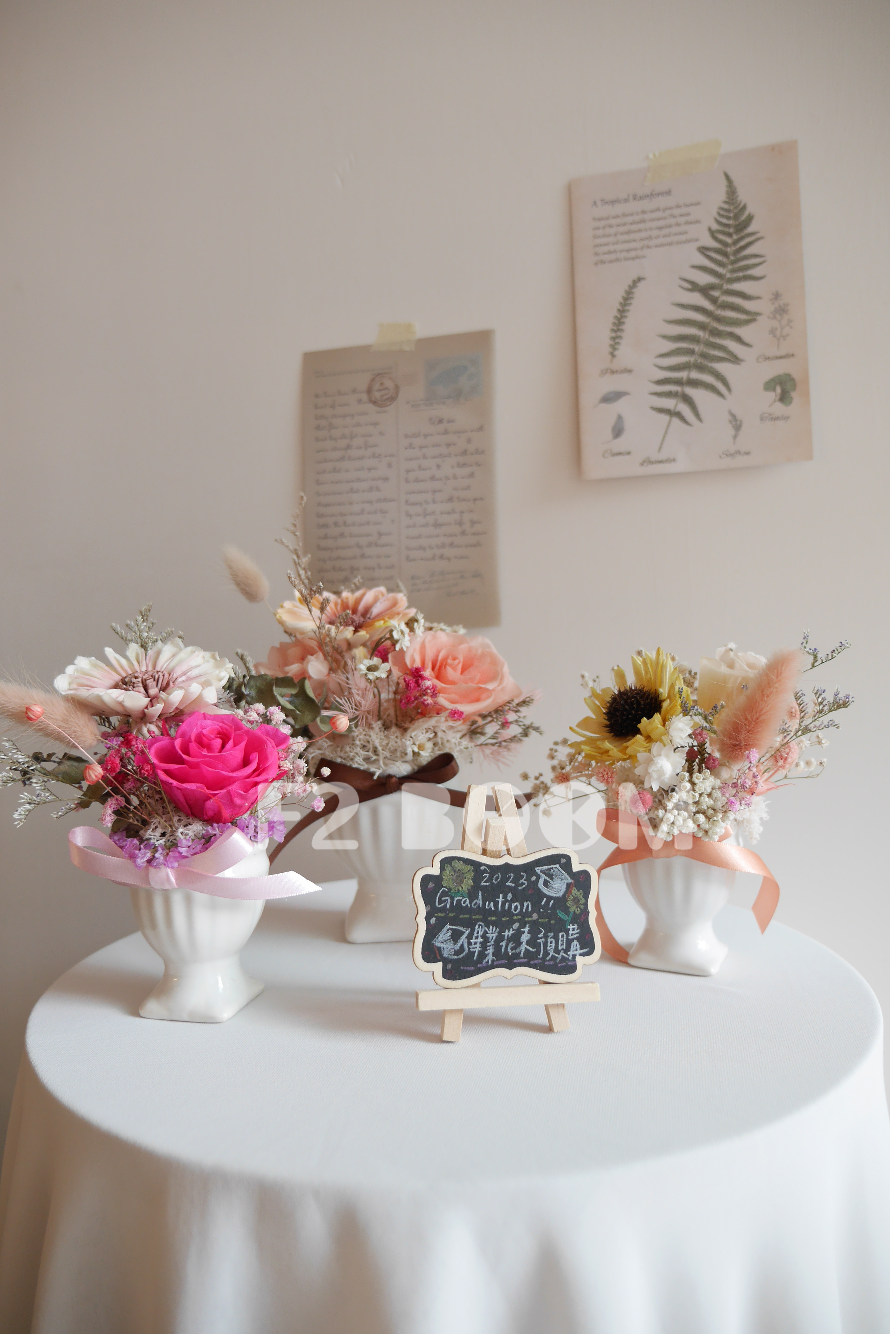 Graduation  flower potted