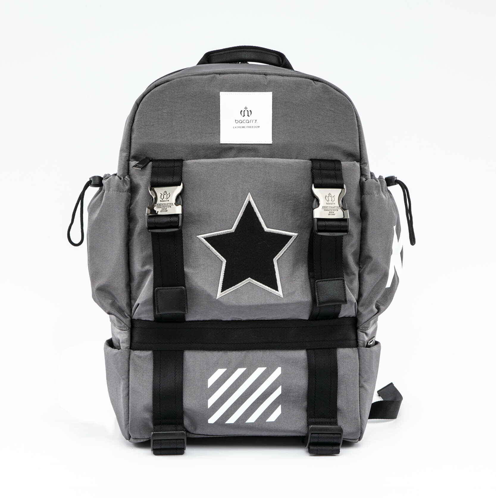 【 Bacarry | URBAN 都會繁星包 - 灰 】