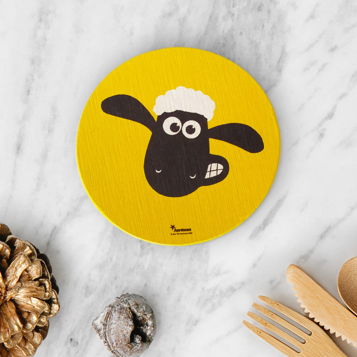 《笑笑羊》杯墊