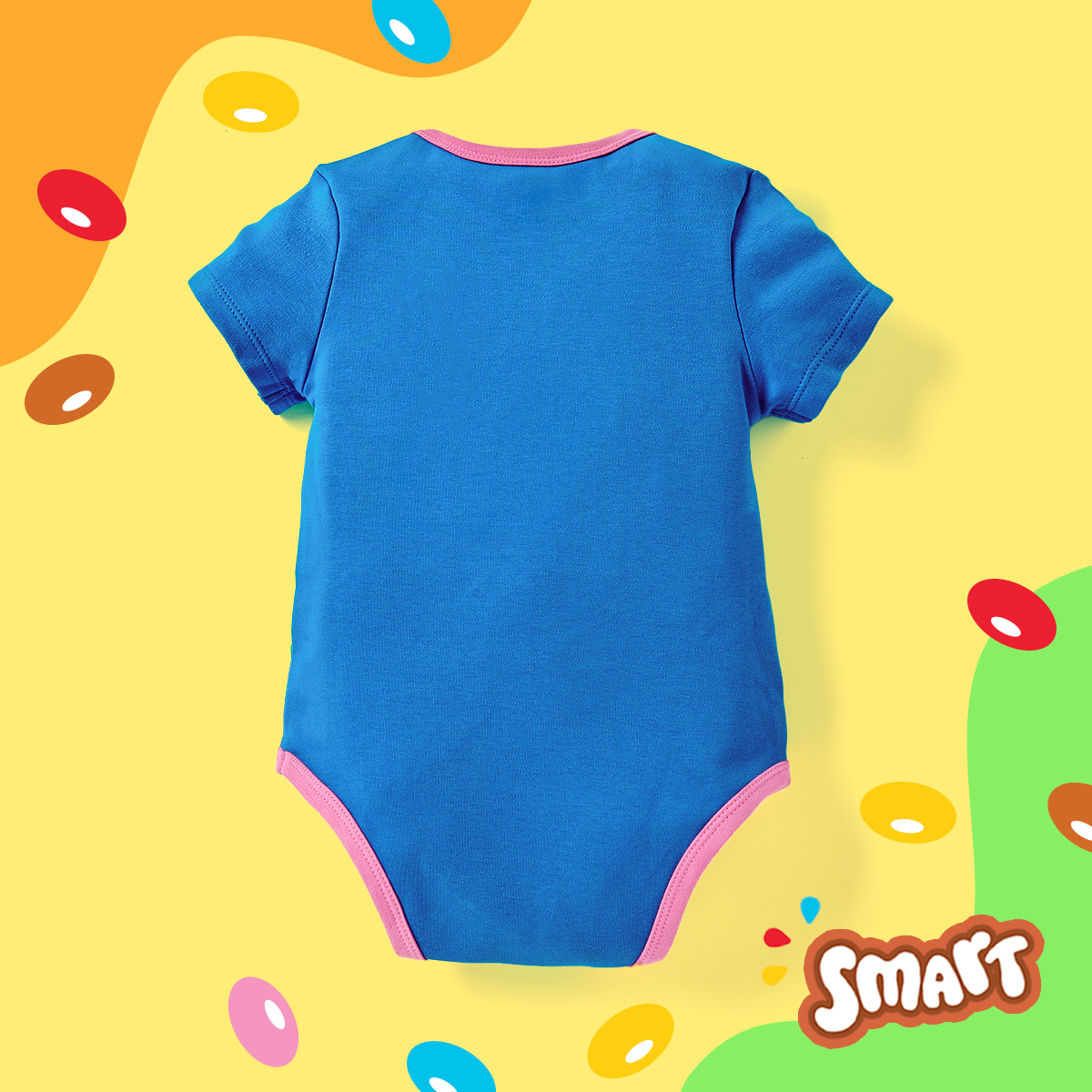 OMBS12_聰明寶短袖包屁衣