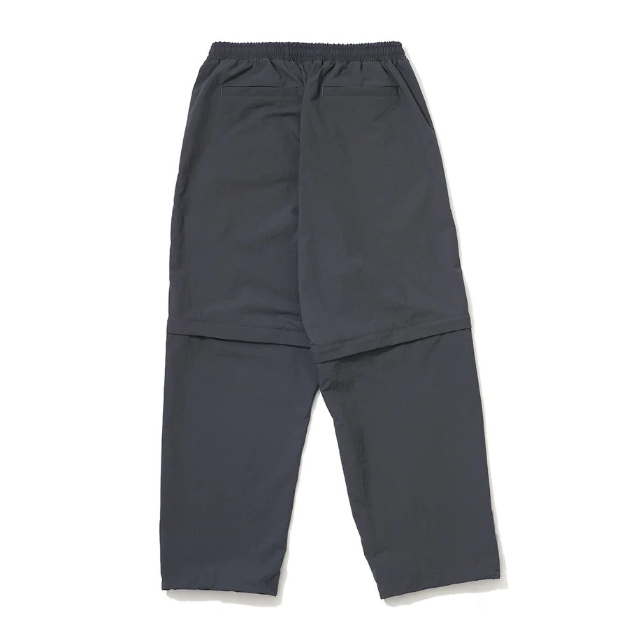 KEBOZ - NYLON CONVERTIBLE PANTS / GRAY