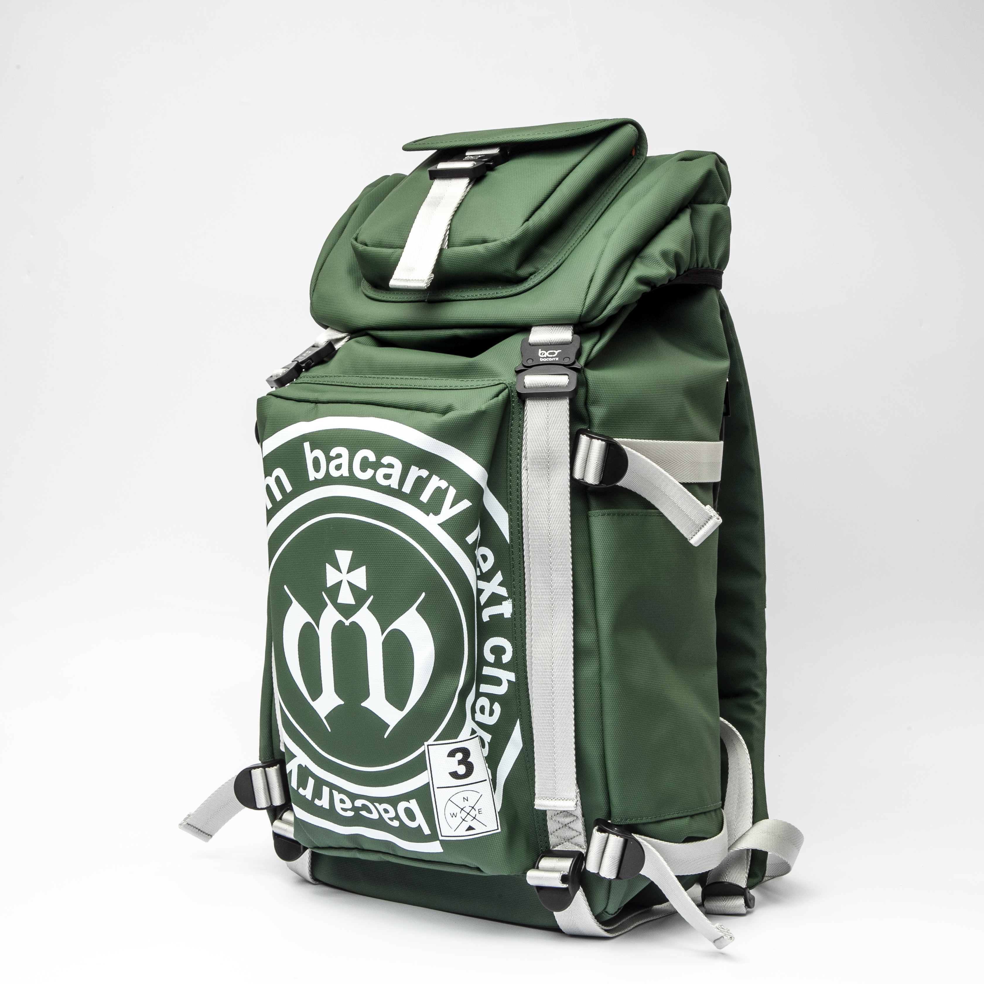 【 Bacarry | URBAN 都會航行包 - 綠 】