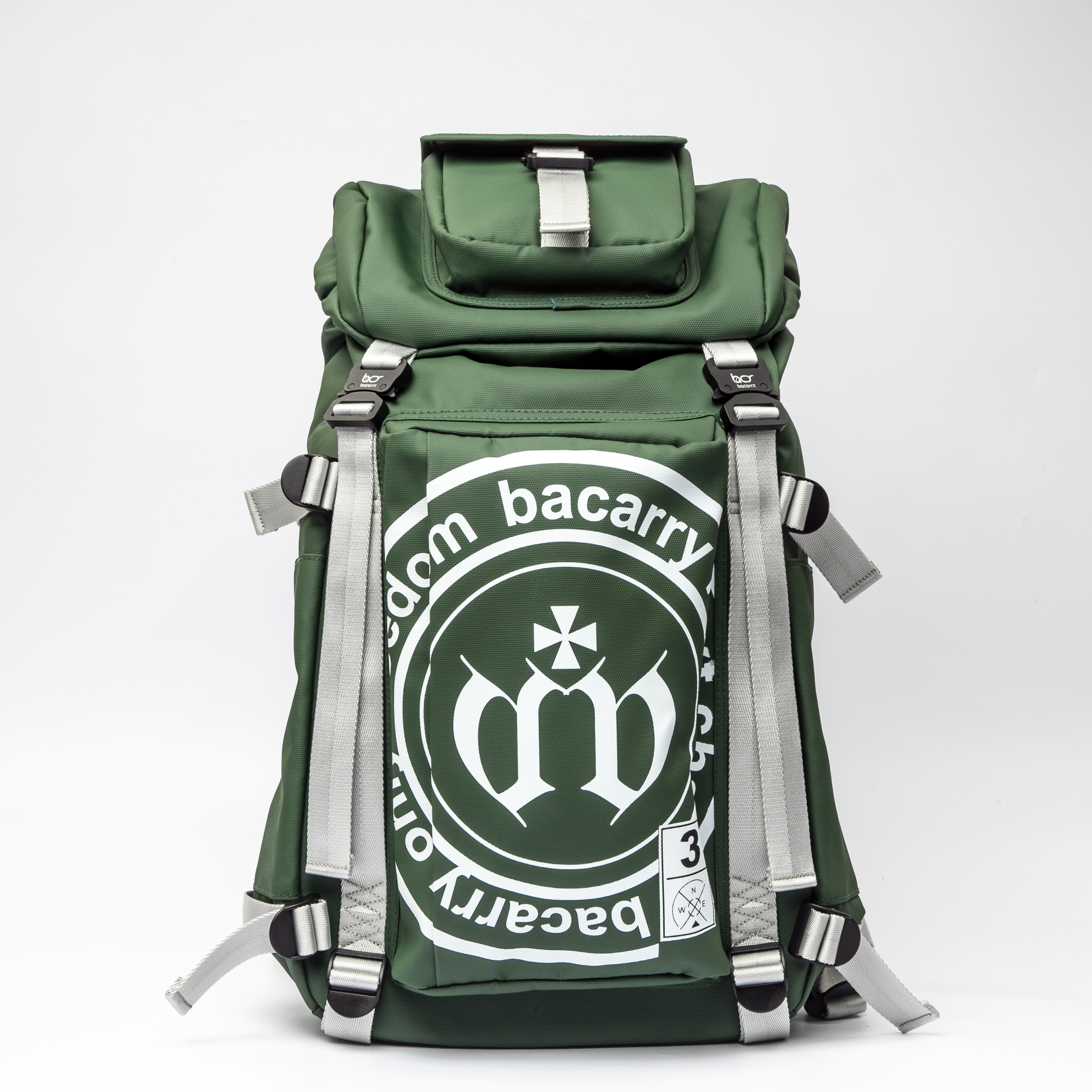 【 Bacarry | URBAN 都會航行包 - 綠 】