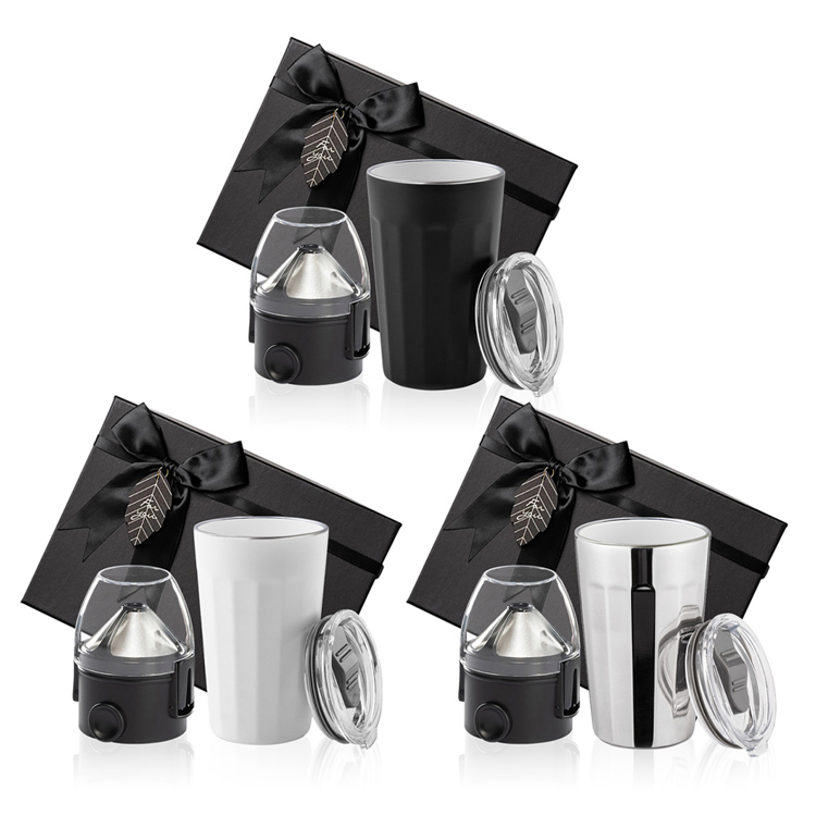 PO: 丹麥棱角保溫杯咖啡二件禮盒組(棱角保溫杯460ml-共3色/咖啡濾網)