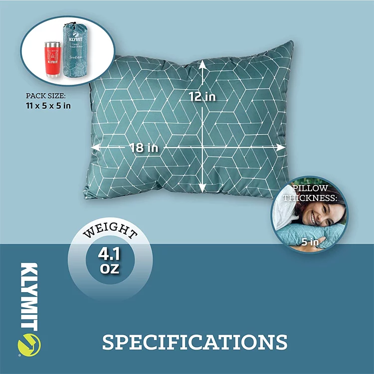 Klymit Coast Travel Pillow