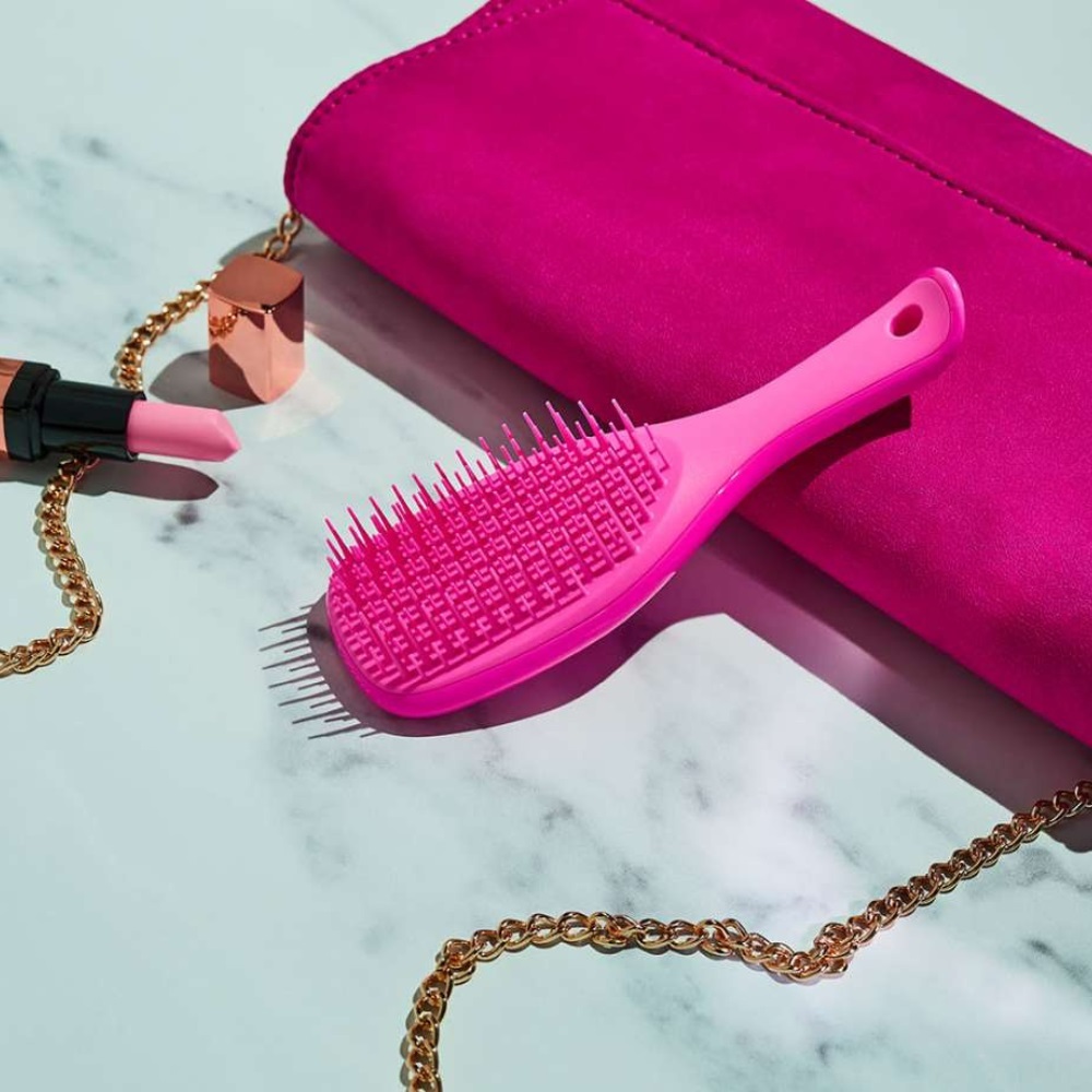 英倫手握梳(Mini_粉紅雪酪)抗濕髮糾結梳 抗毛躁梳