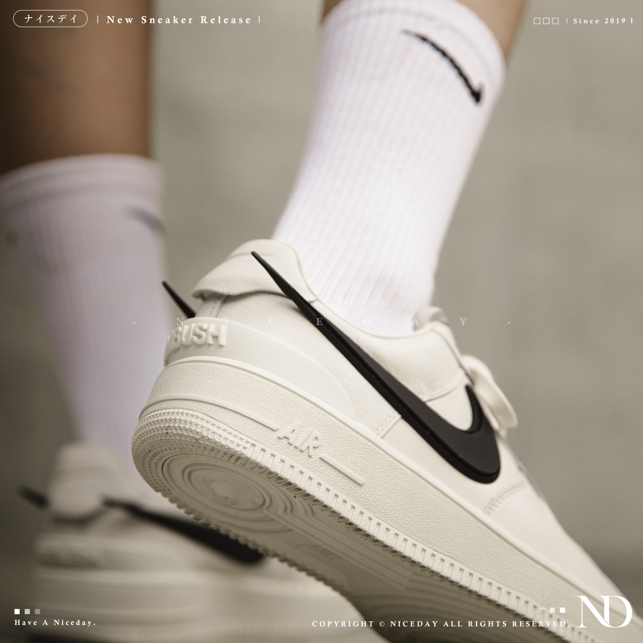 NICEDAY 部分現貨AMBUSH x Nike Air Force 1 聯名白DV3464-002