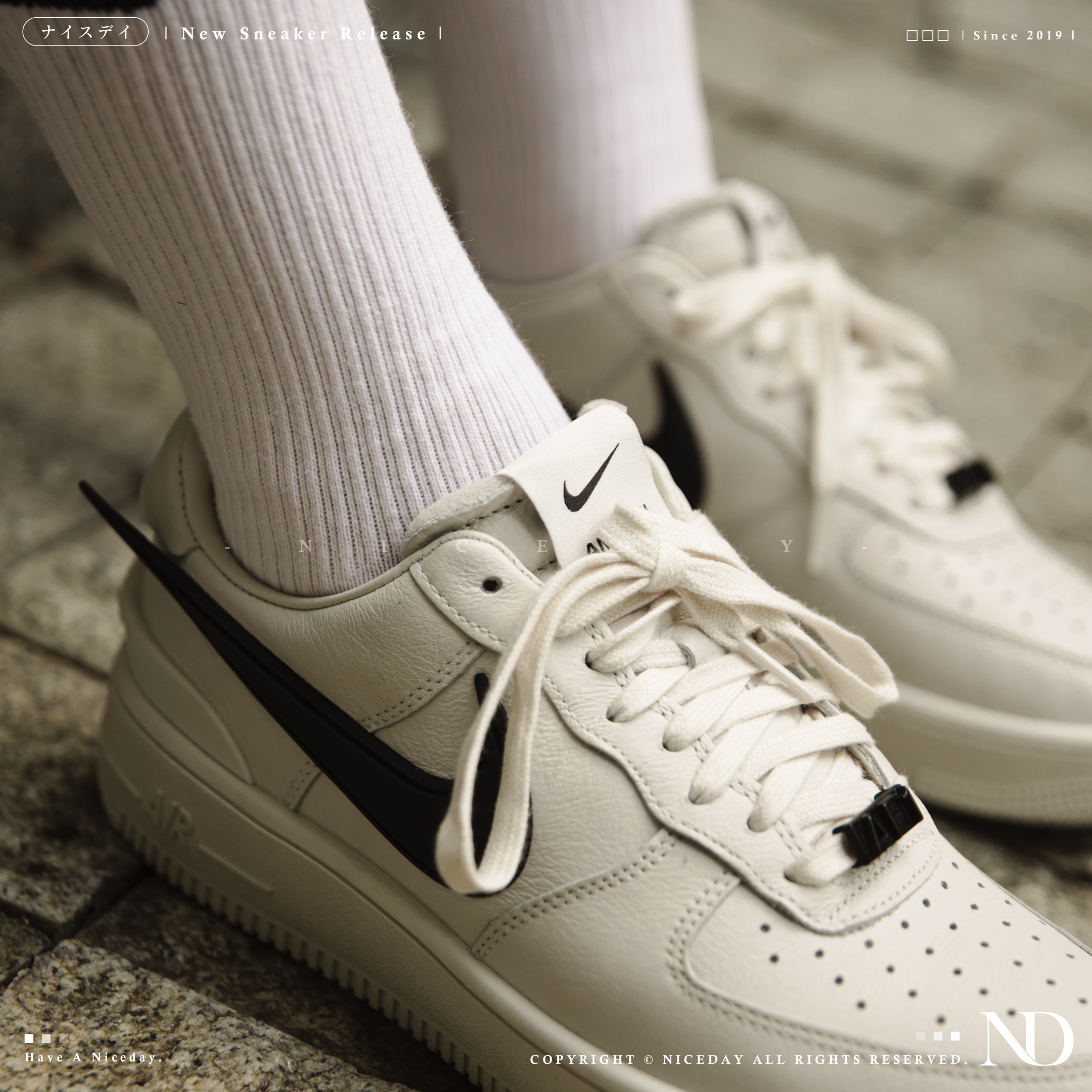 NICEDAY 部分現貨AMBUSH x Nike Air Force 1 聯名白DV3464-002