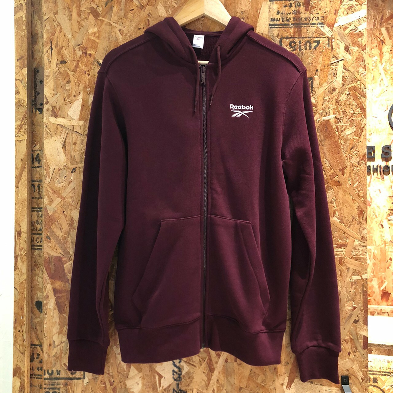 Reebok 簡約Logo連帽外套 連帽抽繩外套 FT7302