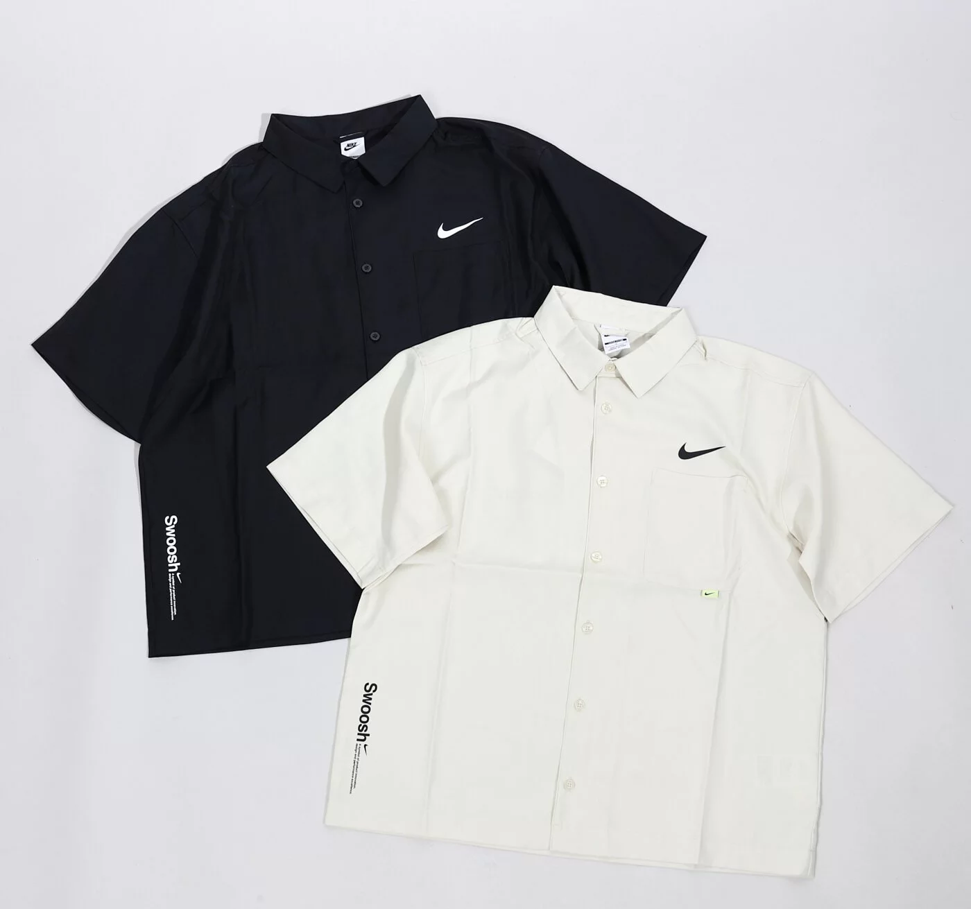 nike swoosh collared shirt