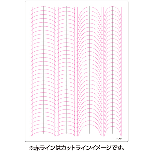 TSUMEKIRA - Plain Sheet SP-PLS-102 (法式邊)