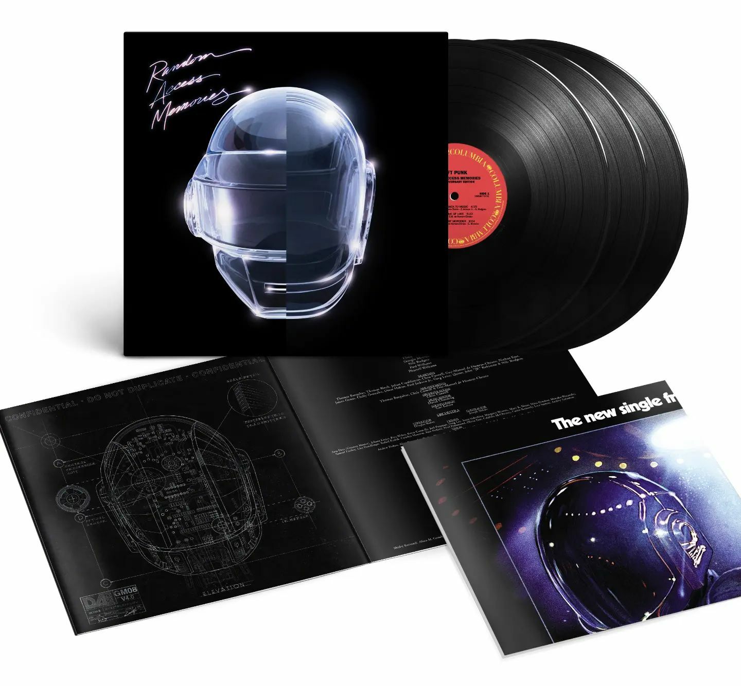 Daft Punk《Random Access Memories (10th Anniversary Edition)》（180g 3LP  + 海報 + 16頁Booklet）