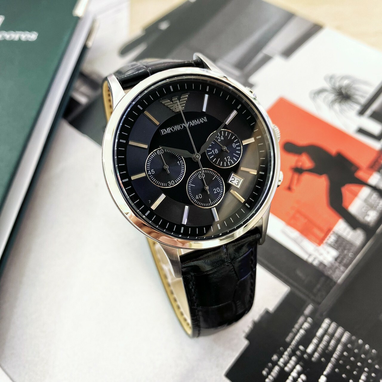 【EMPORIO ARMANI】AR2447 43mm Modern Watch