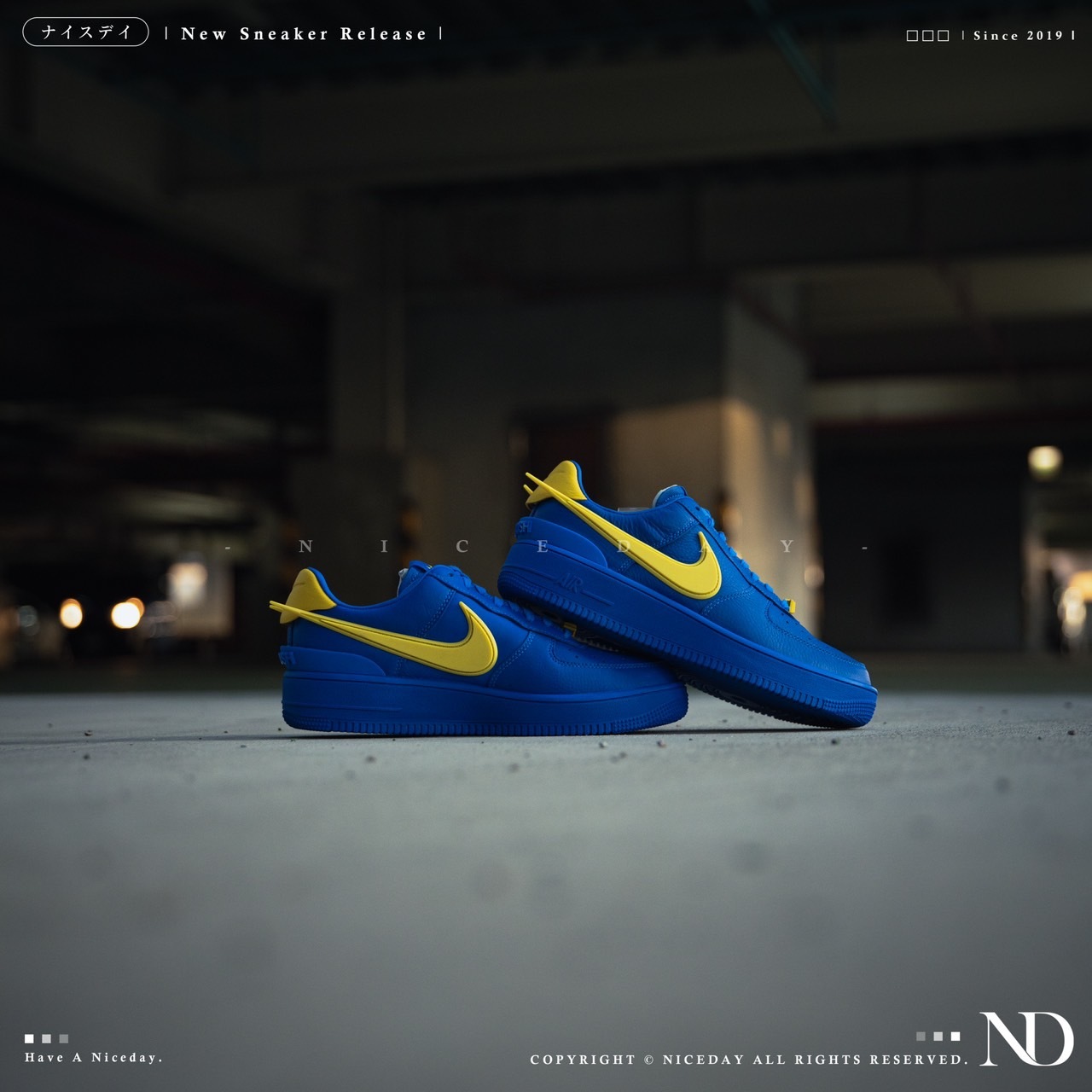 NICEDAY 代購 NIKE AIR FORCE 1 LOW SP AMBUSH 藍 DV3464-400