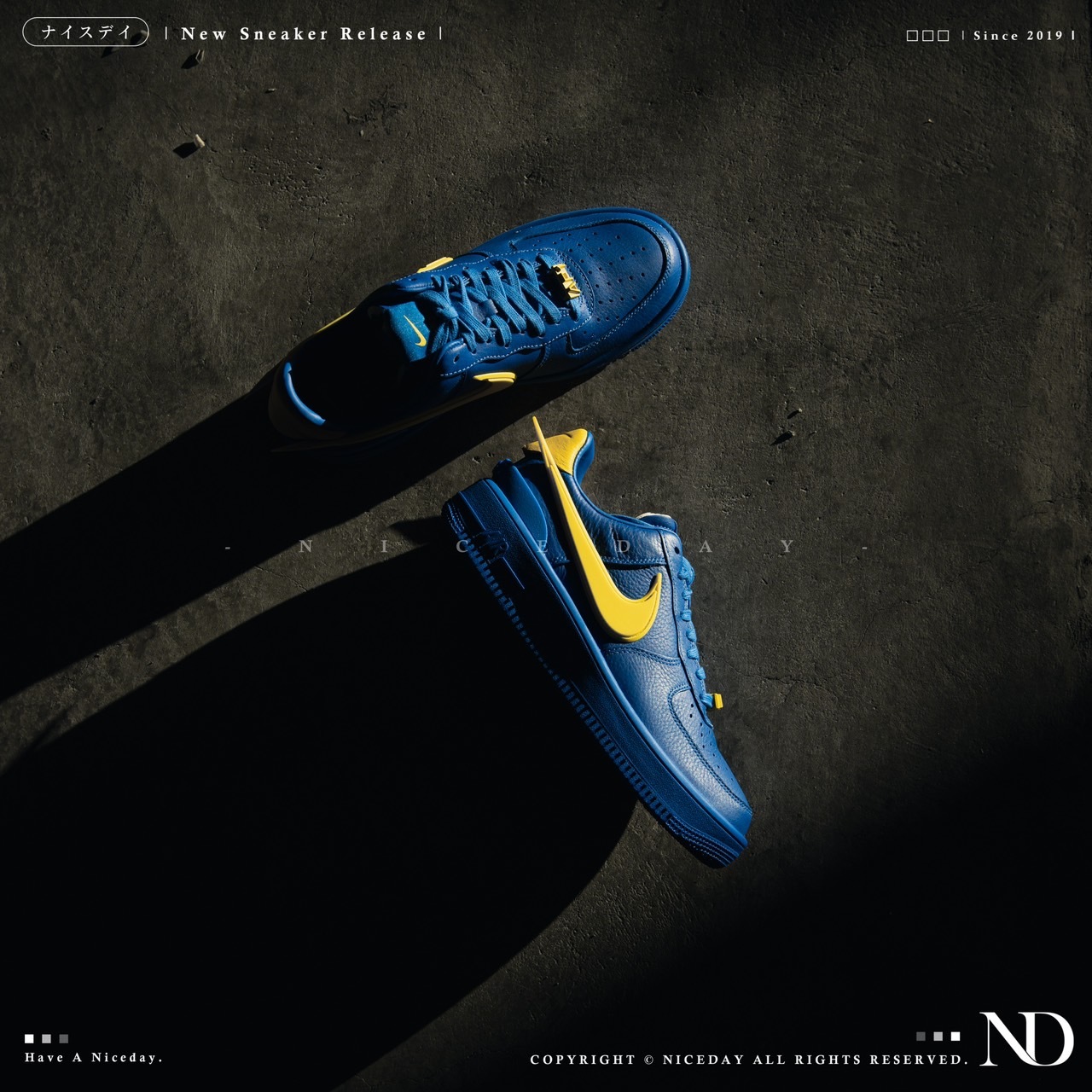 NICEDAY 代購 NIKE AIR FORCE 1 LOW SP AMBUSH 藍 DV3464-400