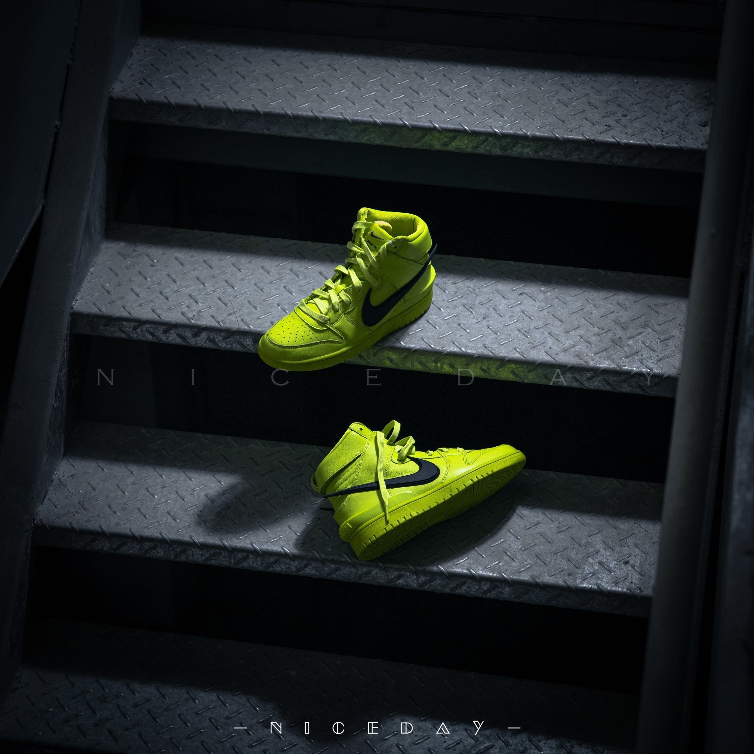 NICEDAY 代購 Nike Dunk High Ambush 閃電 黃 聯名 CU7544-300
