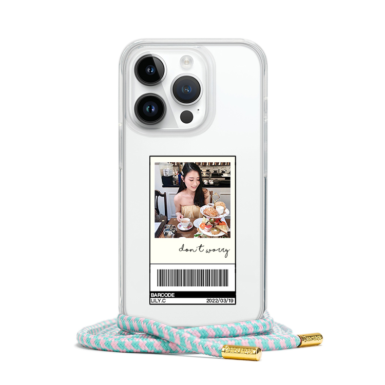 照片載具  - (客製化) iPhone透明掛繩手機殼