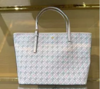 TORY BURCH 143703 292 GEO LOGO MINI TOP ZIP トート(新品) TORY BURCH 143703 292 GEO LOGO MINI TOP ZIP トート(新品