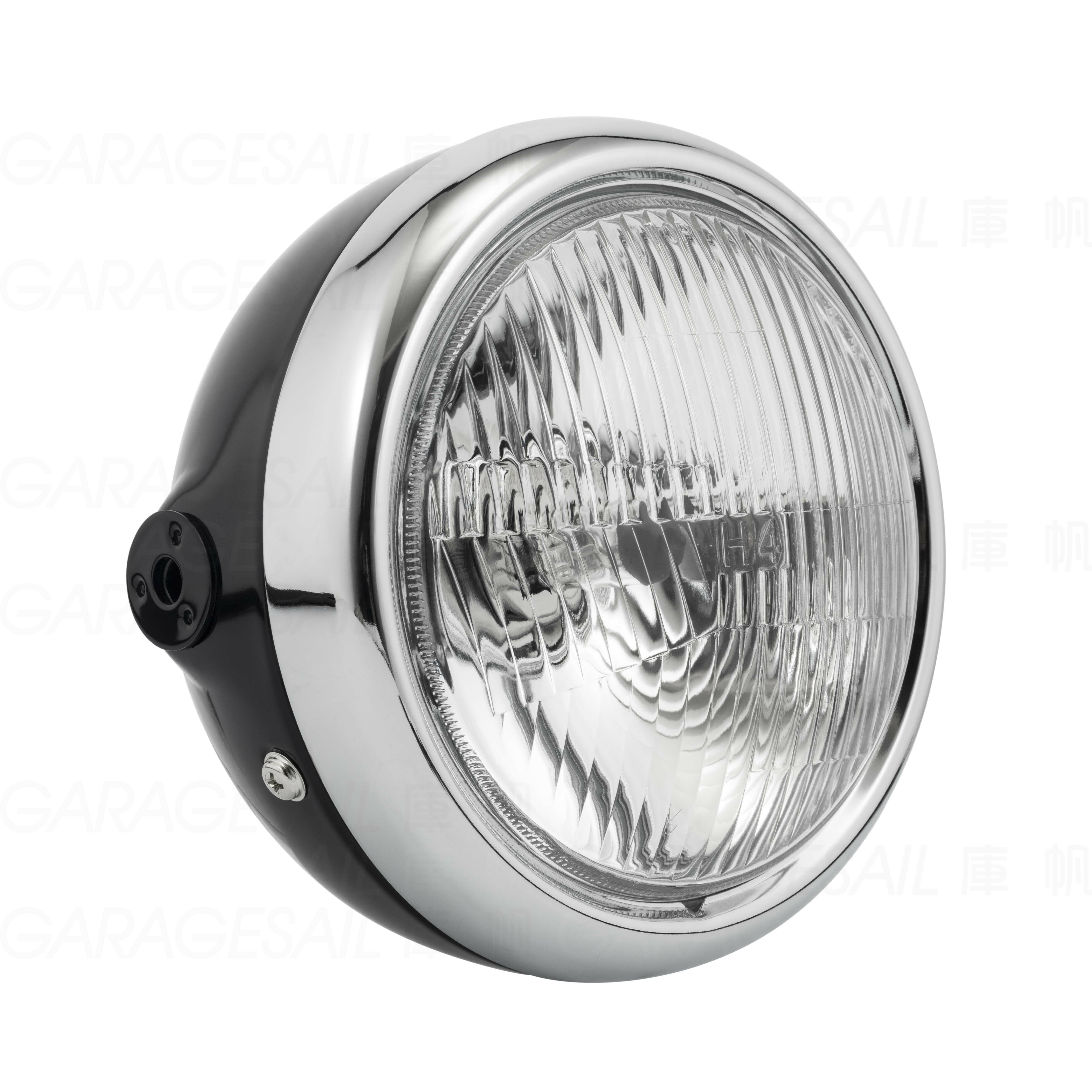 5.75吋圓 吊耳式 大燈 黑銀