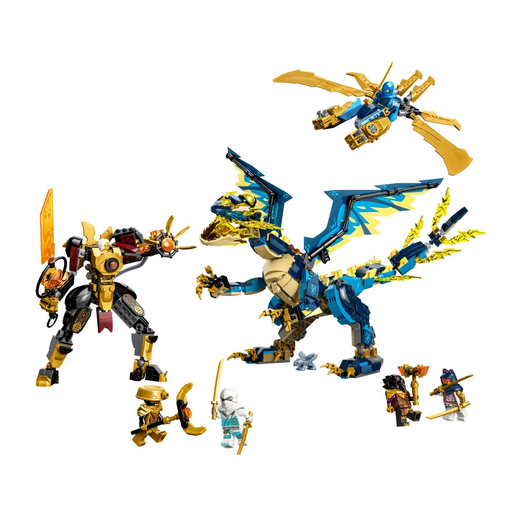 71796 - Elemental Dragon vs. The Empress Mech