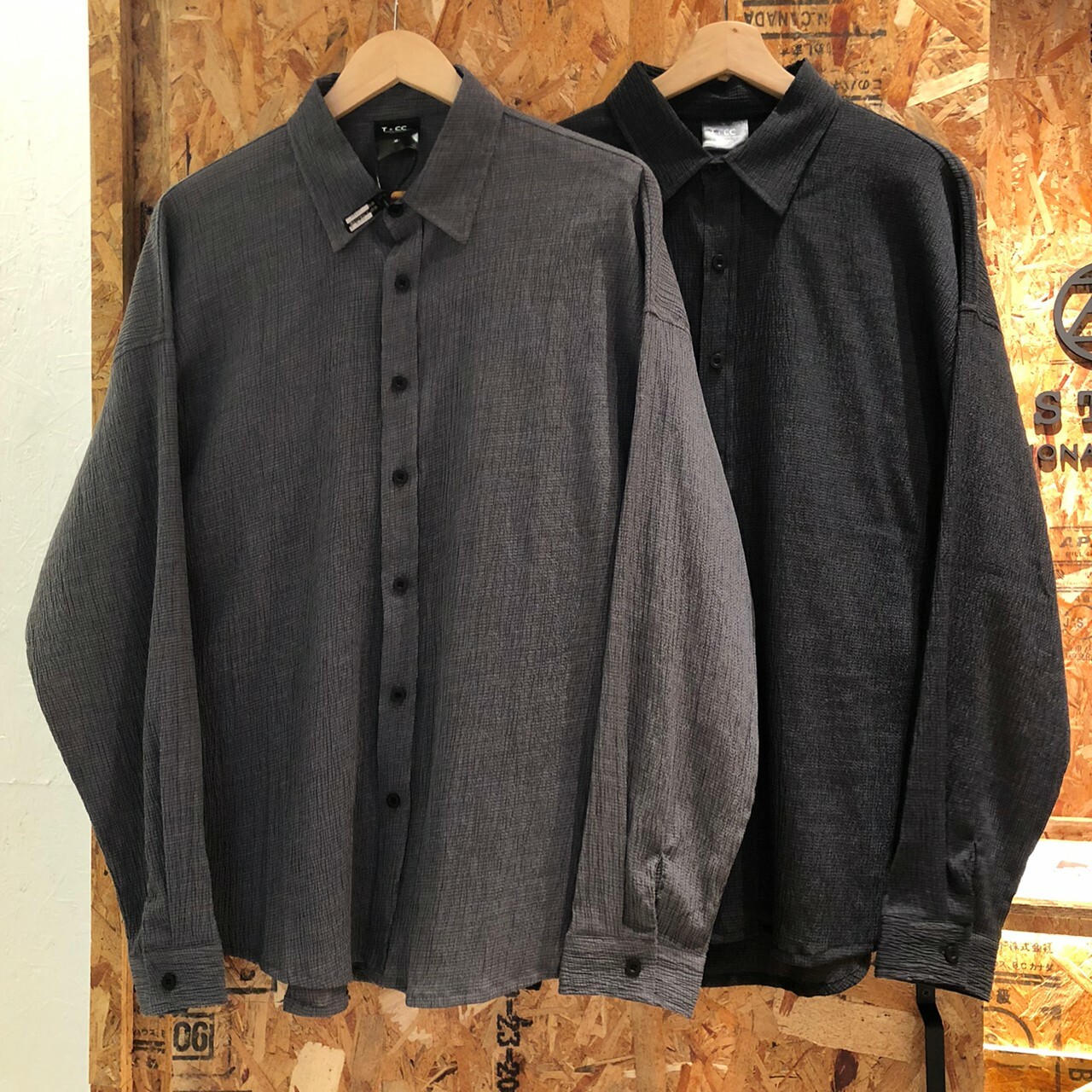 T+CC 褶皺輕盈高質感長袖襯衫 68627