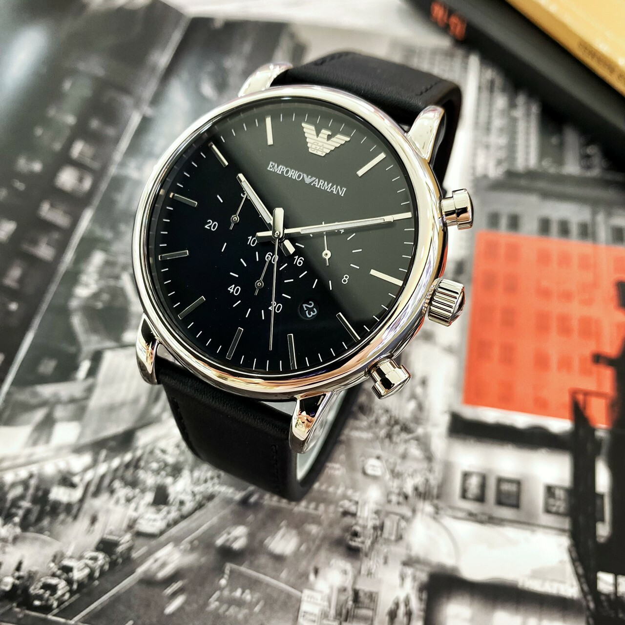 【EMPORIO ARMANI】AR1828 (SIVER)  45mm Modern Watch