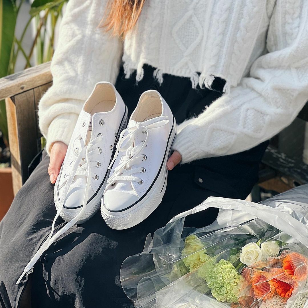 Converse All Star Lift OX 白色 厚底 厚底3公分 增高 帆布鞋 小白鞋 560251C