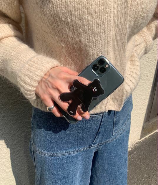 mo.nam.hee GRIPTOK 黑熊手機支架