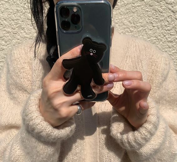 mo.nam.hee GRIPTOK 黑熊手機支架