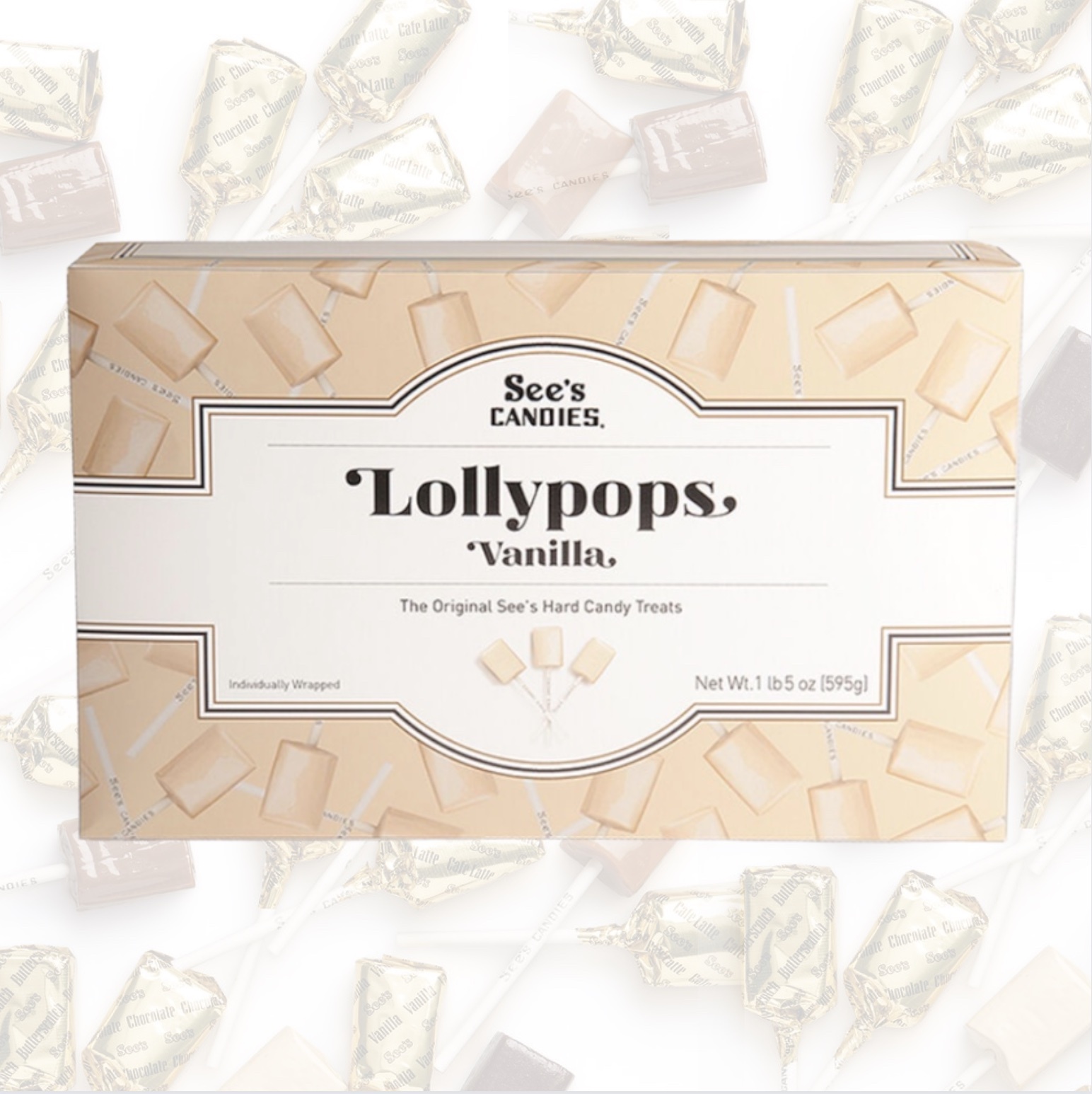 經典香草棒棒糖(單支/盒裝)