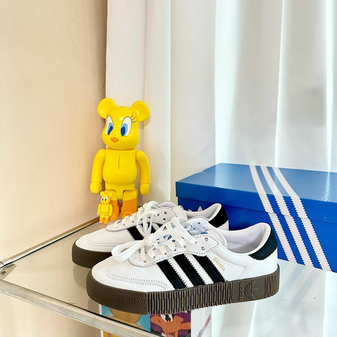 Adidas Originals Samba Rose 白色 厚底 增高 鬆糕 餅乾鞋 AQ1134 B28156