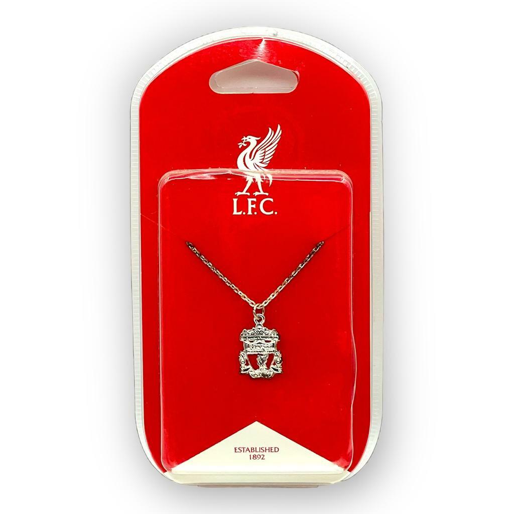 利物浦純銀色傳統會徽頸鍊
