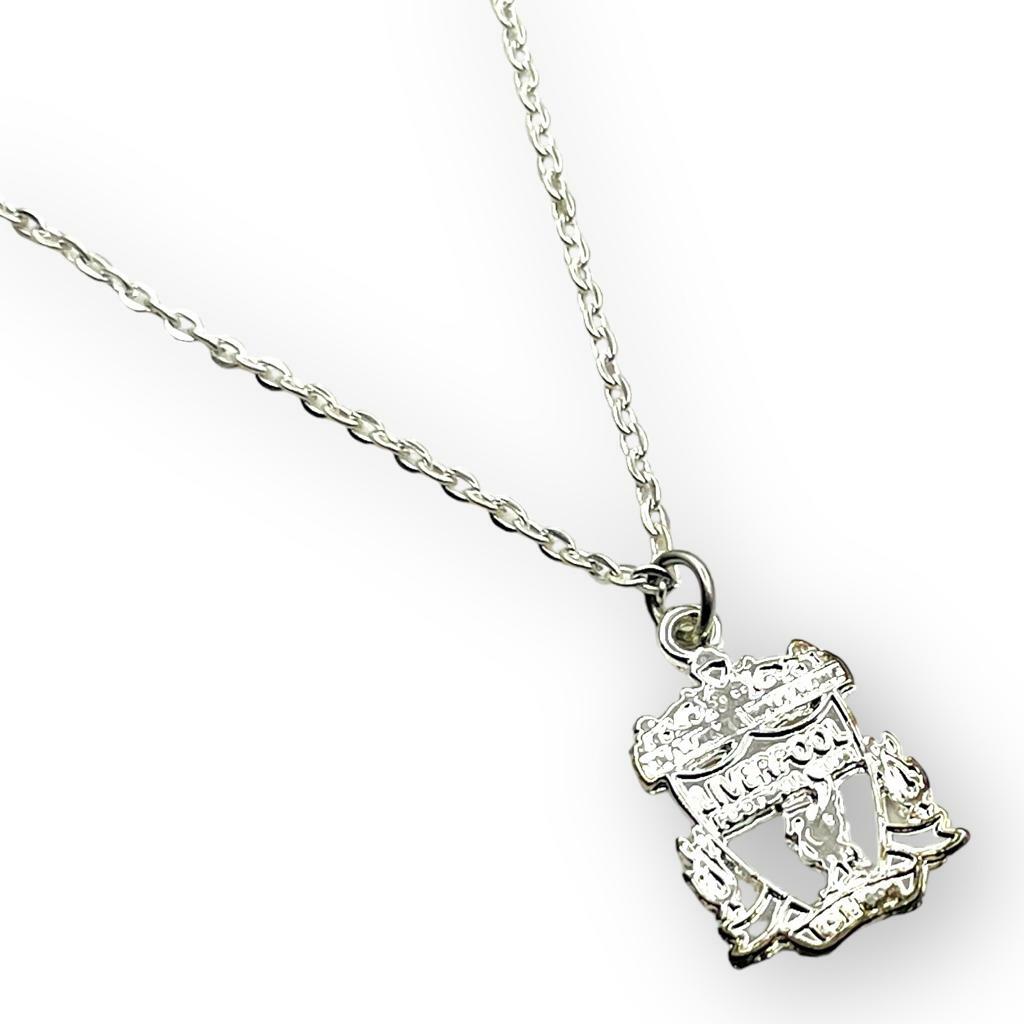 利物浦純銀色傳統會徽頸鍊