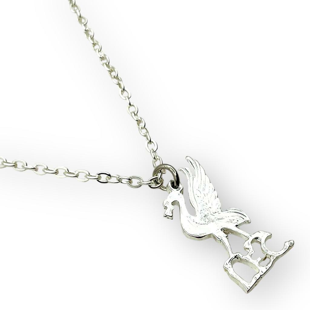 利物浦純銀色LFC會徽頸鍊