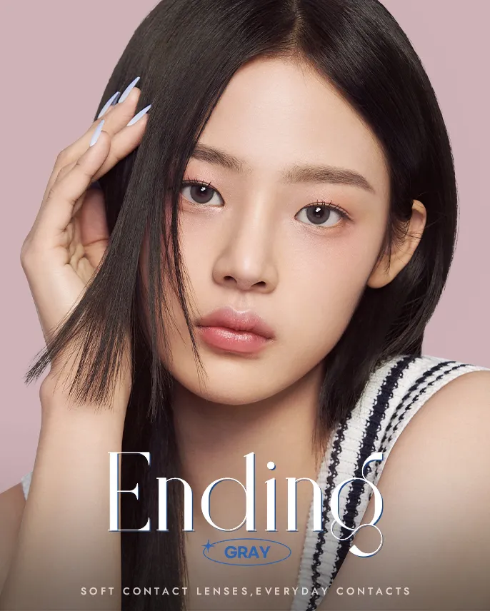 [New Jeans] O-LENS Ending 1 Day Gray 日拋彩妝隱形眼鏡｜每盒20片