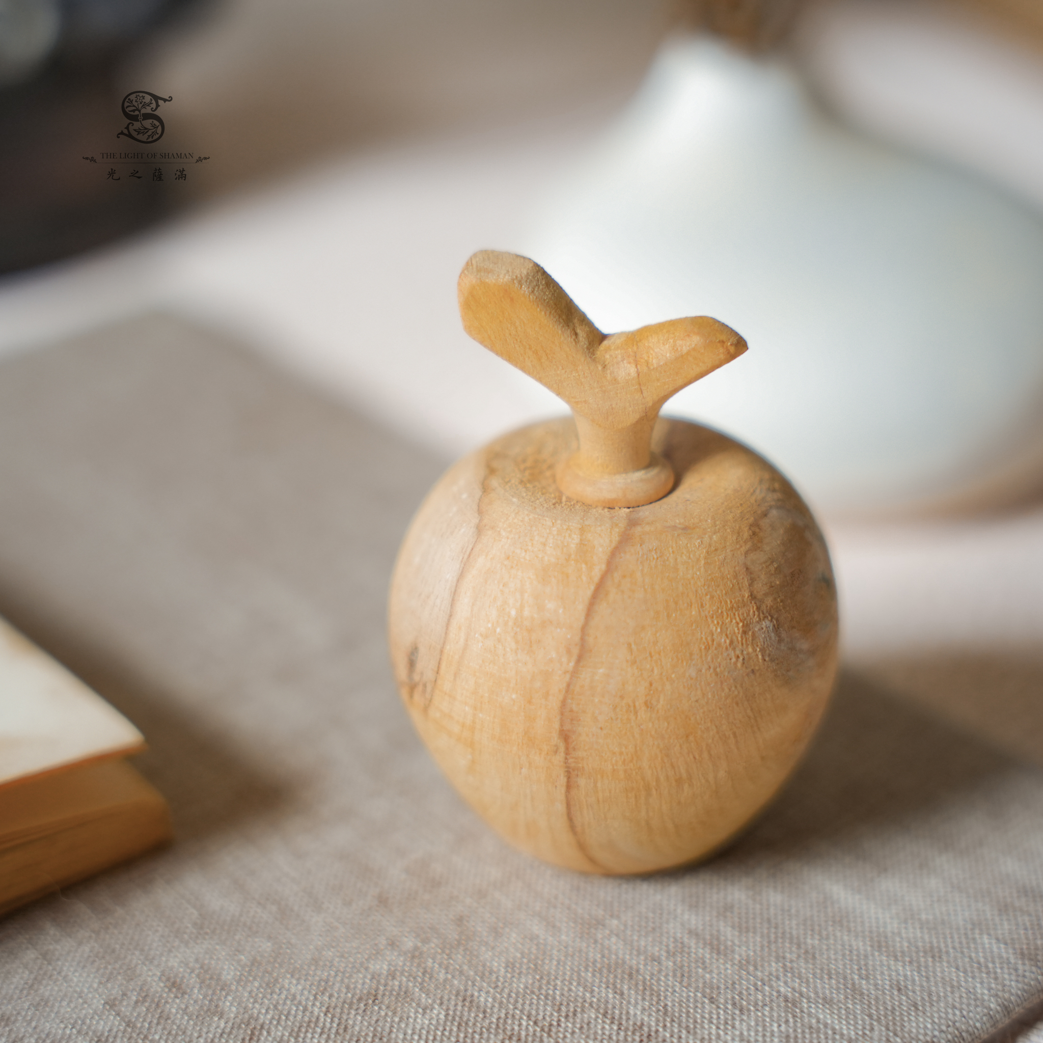 印加聖木蘋果聞香聚寶盆 純手工製作-光之薩滿
